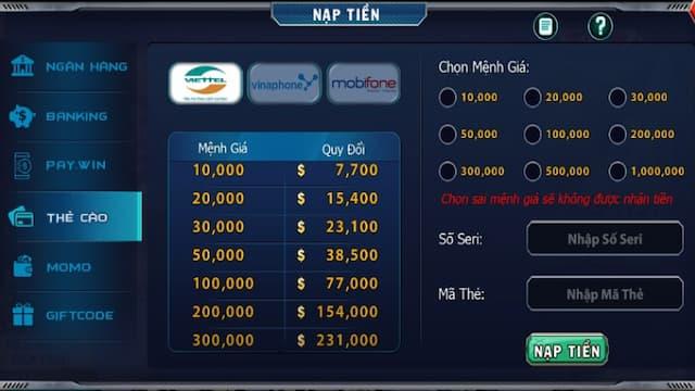 Quy trình nạp rút tiền B52club – Cách thức thực hiện chi tiết